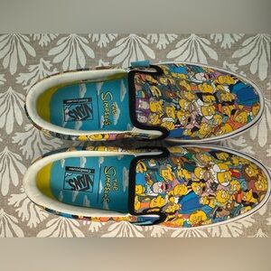 Simpson slip on vans.